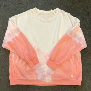 Free People Ombré Metti Crew Neck Sweatshirt